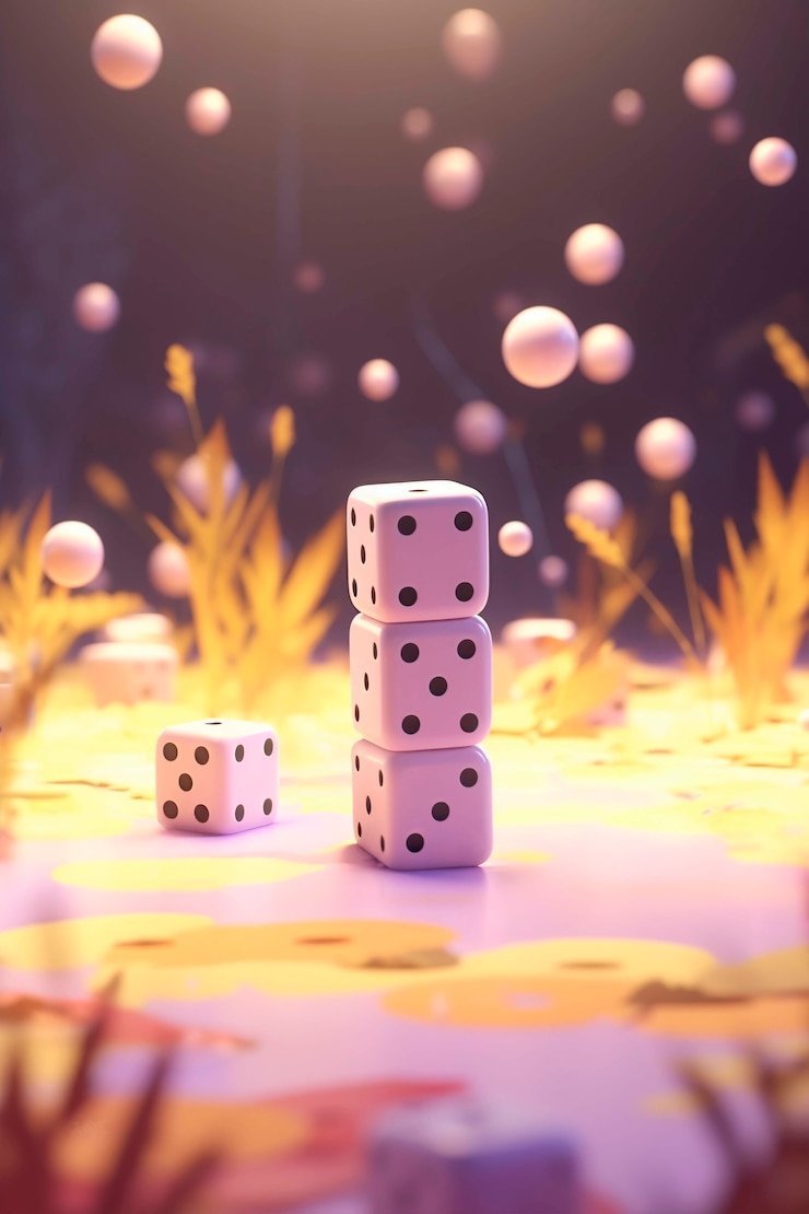 Meja Dice Game pilartoto dengan dealer langsung menunjukkan pelemparan dadu